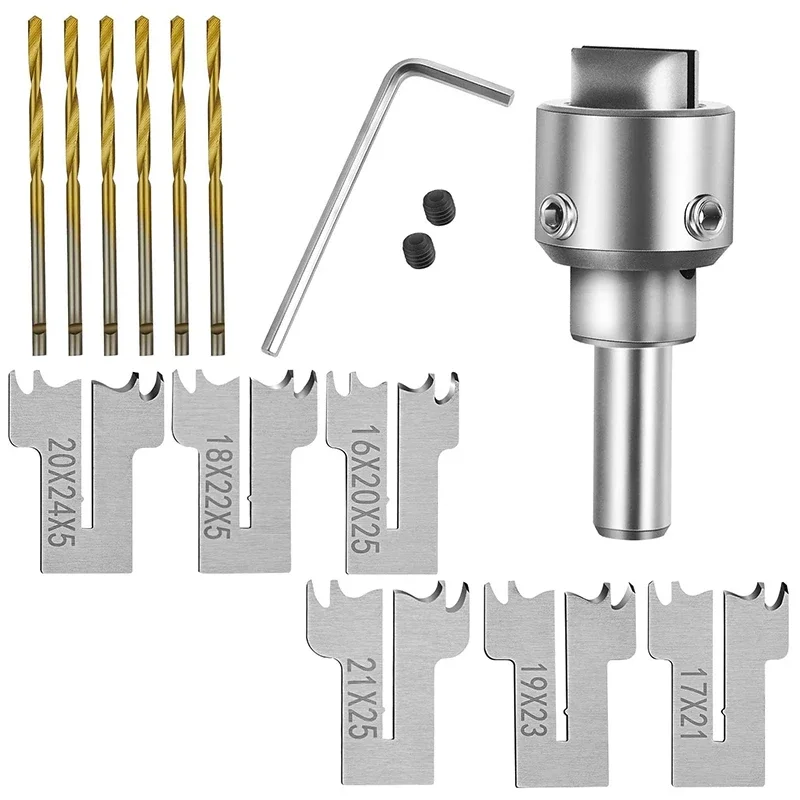 13 Pcs Ring Drill Bit Set, Wood Ring Drill Bit Wooden Ring Maker Steel Wood Bead Drill Bit for DIY Rings Making Jewelry