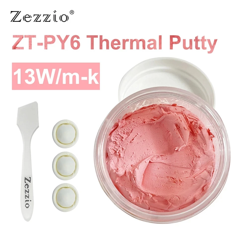 Massa de Bloqueio Térmico para Processador Vga Gpu ic Zt-py6 Resfriamento Rápido Massa Térmica Alto Desempenho 13w M-k