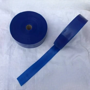 Roll Type Packaging Bag Blue Infinite Length Straight Tube Pouch Moisture-proof Dustproof Anti-oxidation Flat Mouth Plastic Bag 1