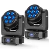 Yiflamefly 2Pcs 300W Bee Eye Moving Head Light 7X25W RGBW LED Wash Beam Zoom Stage Lights DMX DJ Light For KTV Bar wedding Party 1