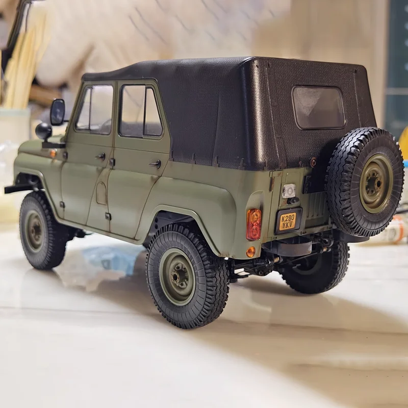 1:12 WPL Green C94 Children Four-Wheel Drive Climbing Off-Road Vehicle Model Electric Car Remote Control Truck RC Toy Xmas Gift