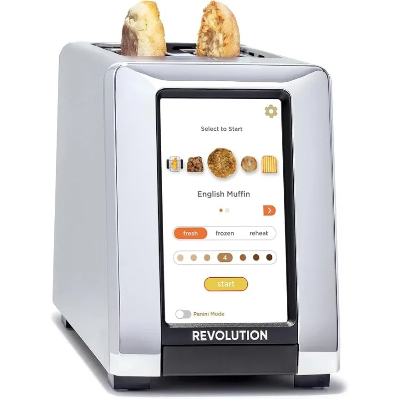 

Revolution R180S Touchscreen Toaster, 2-Slice Smart Toaster with Patented InstaGLO Technology & Panini Mode
