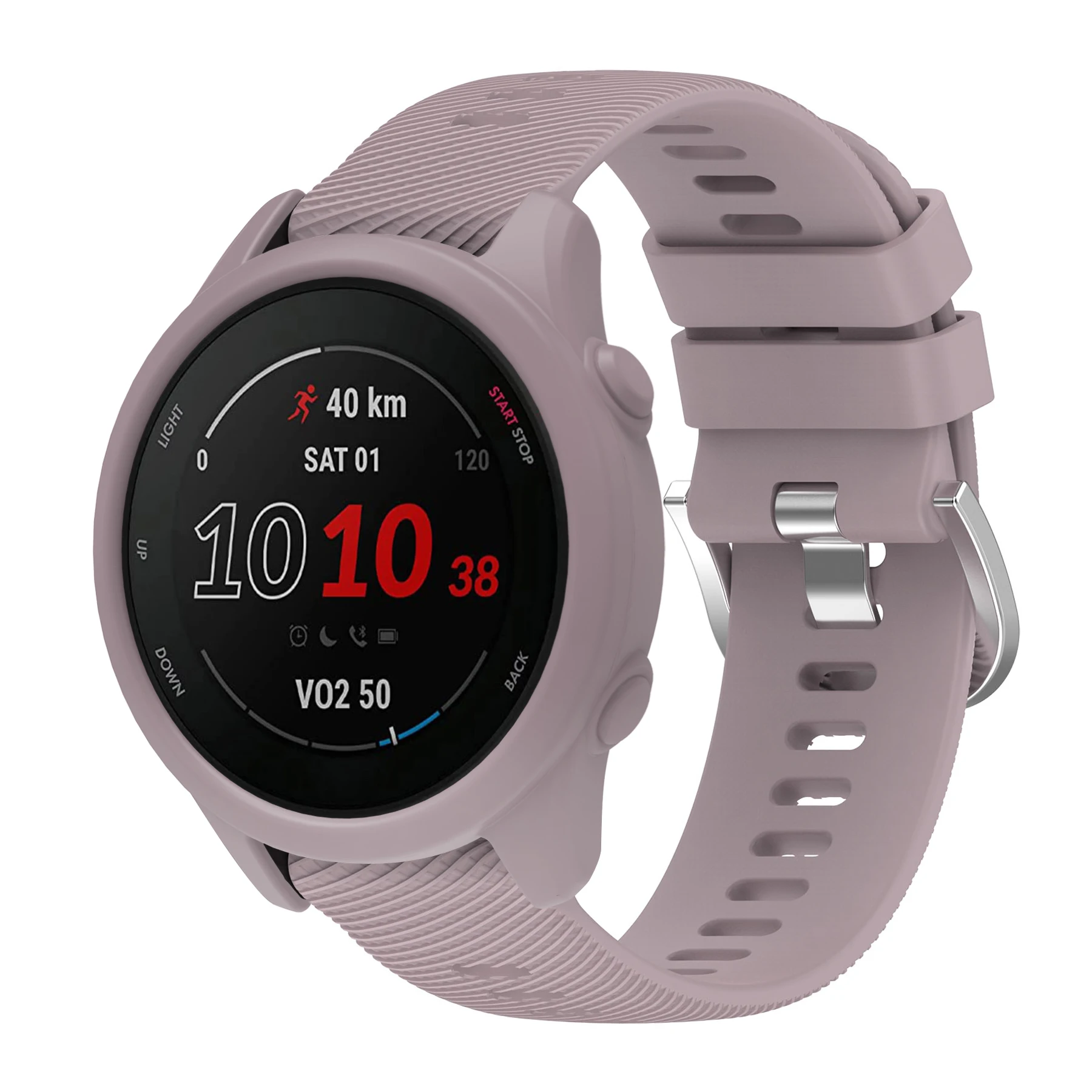 Silicone Sport Watchband and Case Set