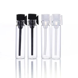 100/300pcs 0.5ml 1ml 2ml 3ml Empty Mini Sample Bottle Perfume Essential Oil Trial Bottles Transparent Vial Cosmetic Container