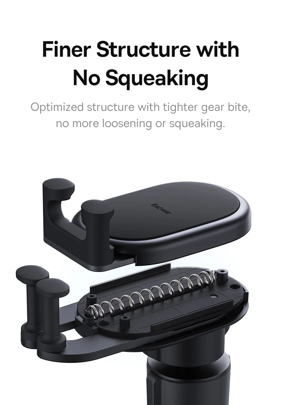 one hand phone placement into holder