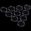 Transparent Small Round Coin Holder Box For Coin Collection Plastic Clear Coin Capsules Box Dia 32mm 10PCS/lot 6
