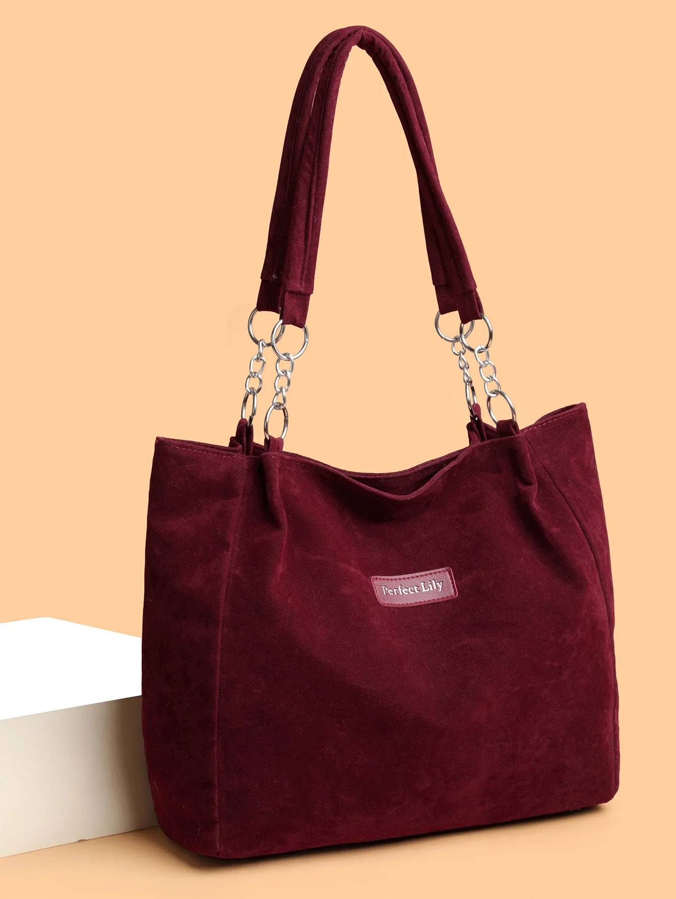 European American Herbst Winter große Kapazität Wildleder Damentasche, Vintage Handtasche Damen Umhängetasche, Retro Faux Wildleder Tragetasche – Detail 32