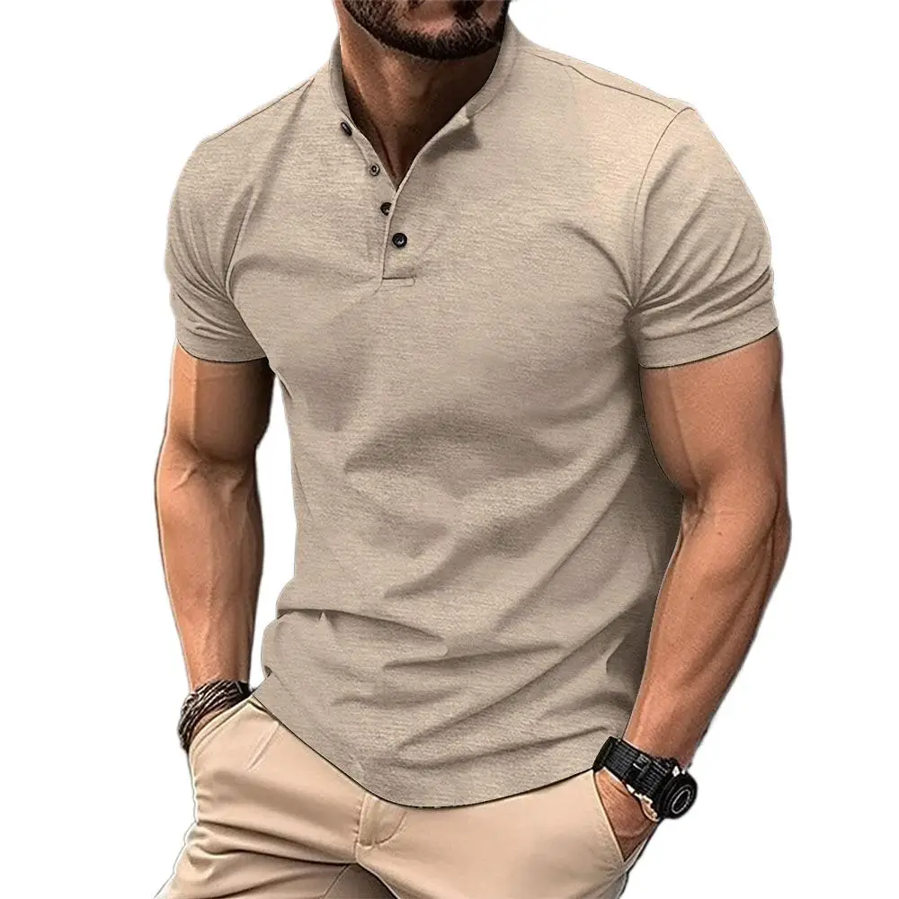 Mens Casual Short Sleeve Slim Fit Tee Shirt