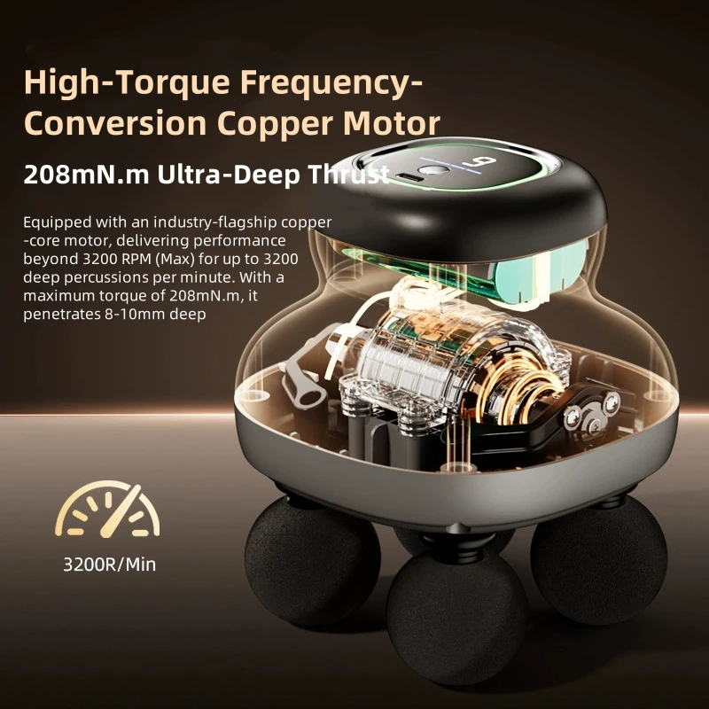 Electric Deep Tissue Body Massager Tool for Myofascial Release