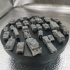 1Set 1/350 Scale Uncolored Military Vehicle Model Kit Miniature Static Classic Tank Toys for for Practicing Painting DIY Hobby 6
