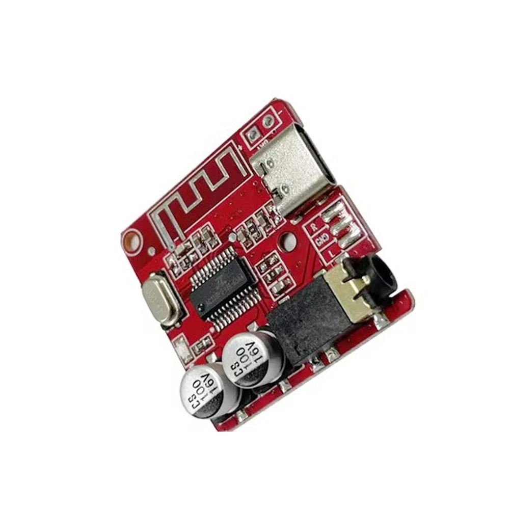Premium Wireless Stereo Music Receiver Module with Bluetooth Decoder and Protective Case