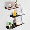 Floating Bathroom Shelves Without Drilling Storage Wall Rack Home Organizer Ledge Hardwares Cabinet Kitchen Accessories Toilet 2