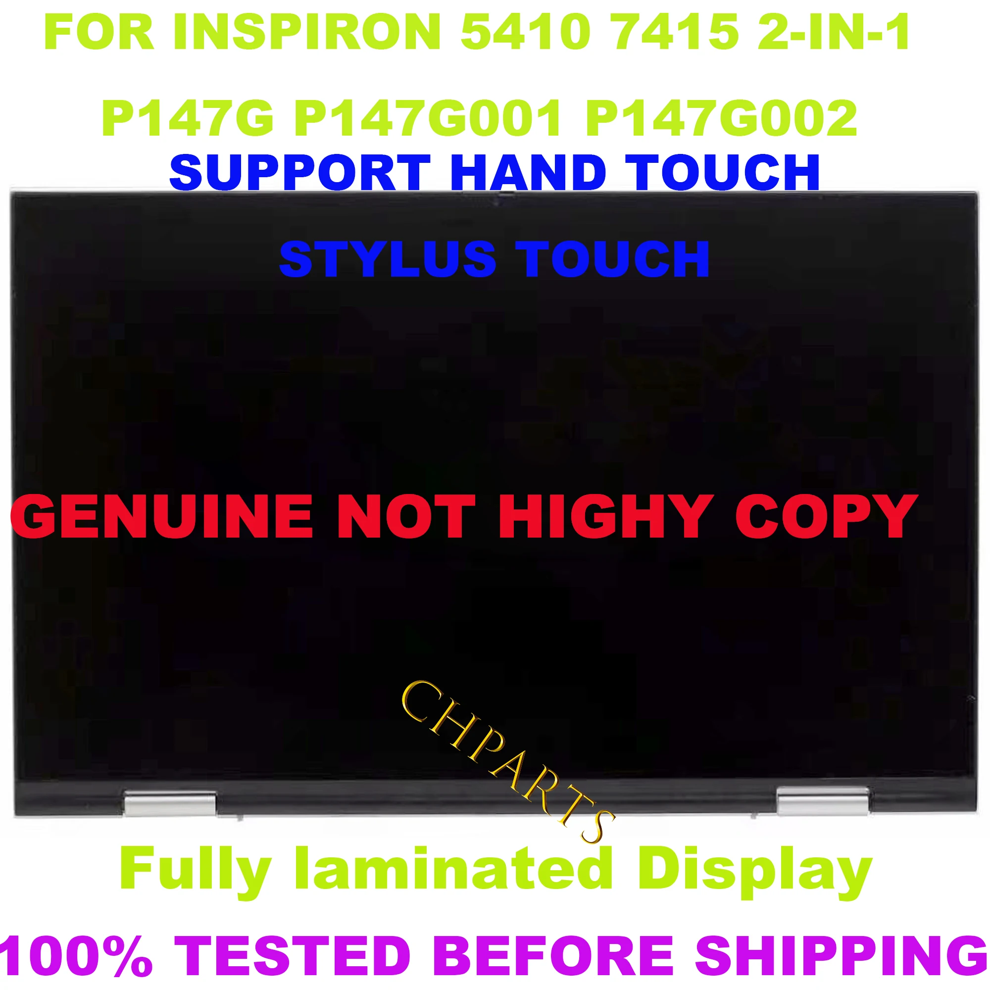Écran Tactile Dell Inspiron 14 7415 - Remplacement Compatible 14" FHD - Neuf