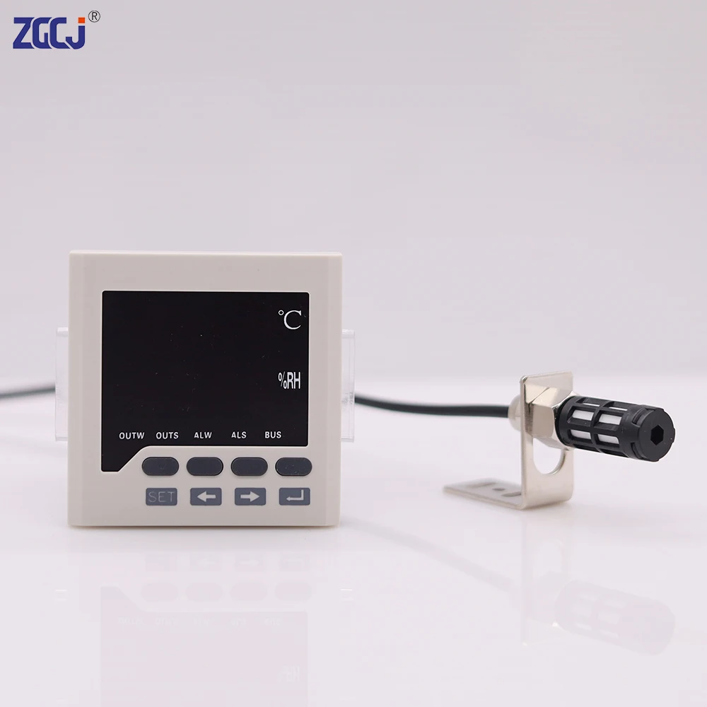 0.0~99.9%RH-40~120 Celsius Intelligent digital air temperature and humidity controller with 2 in 1 waterproof sensor temperature humidity meter air thermohygrometer