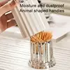 new Bear Cotton Pad Holder Cotton Swab Rod Storage Box Cosmetics Jewelry Bathroom Qtip Makeup Container Lipstick Organizer Box 5