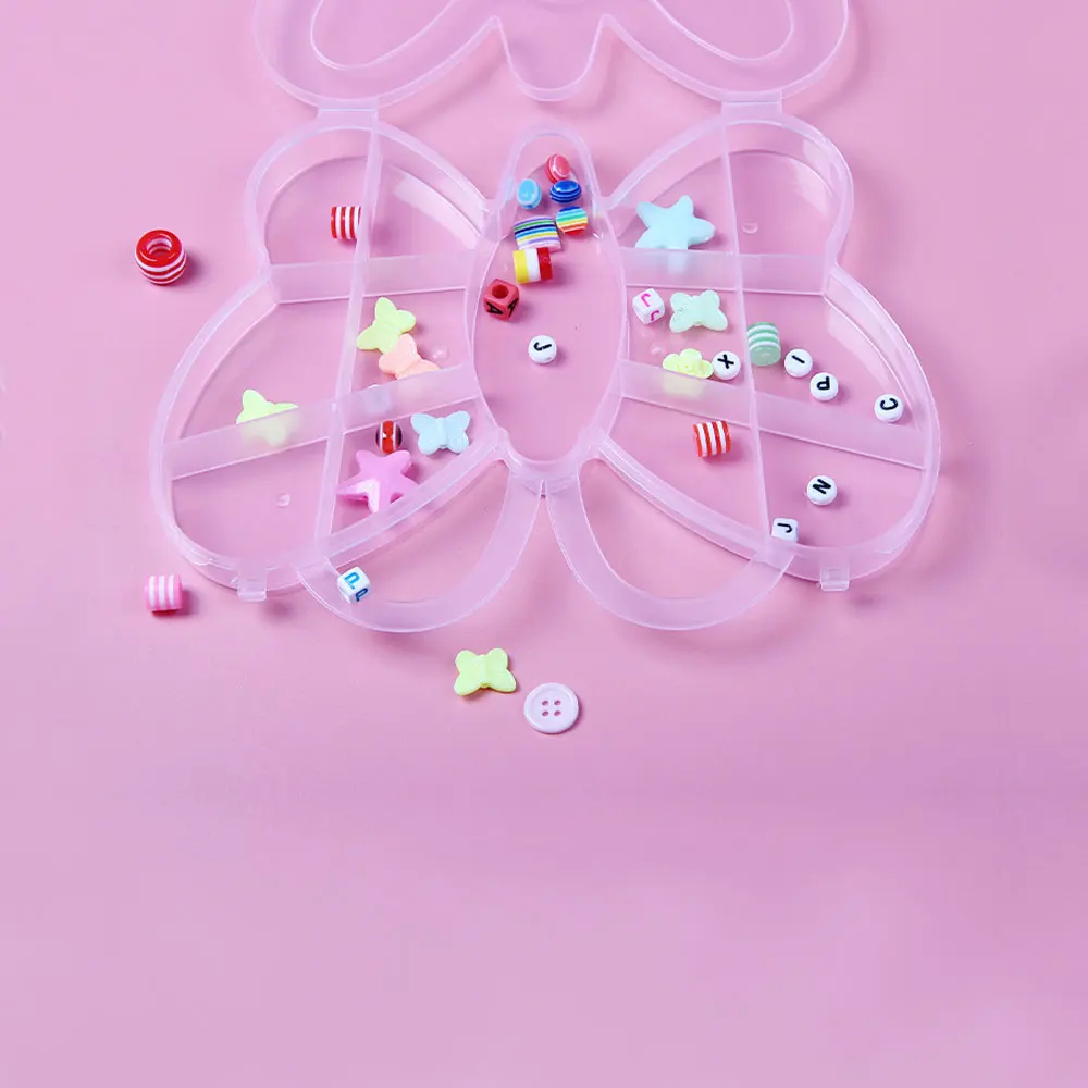

1PCS Cartoon Shaped Nail Jewelry Plastic Boxes Storage Organizer Manicure Accessories Nail Accessories Organizer Container