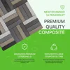 UltraShield Naturale 1 ft. x 1 ft. Quick Deck Outdoor Composite Deck Tile in Mixed Gray (10 sq. ft. per Box) 2