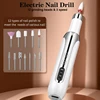 Electric Nail Polisher Rechargeable Nail Drill Machine Set Professional Manicure Tools Polish Remover E-file for Nail Cuticle 1