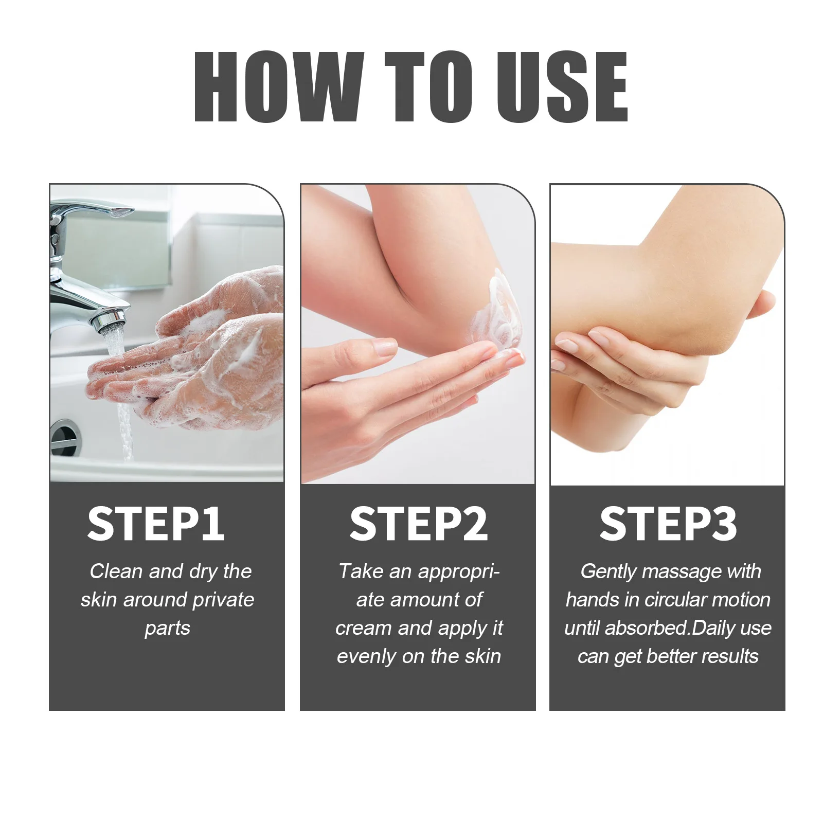 Snow Bleach Cream Vitamin C Brightening Private Parts Underarm Bleaching Armpit Elbows Knees Lightening Moisturizing Body Lotion 6