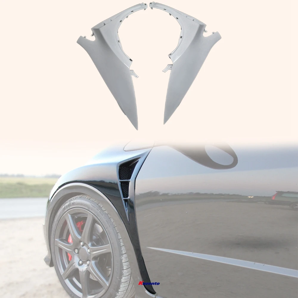 

For Honda Honda Civic 2006-2011 Fn Fk Fn2 Type R Mug Style Vented Front Fenders Fiber Glass