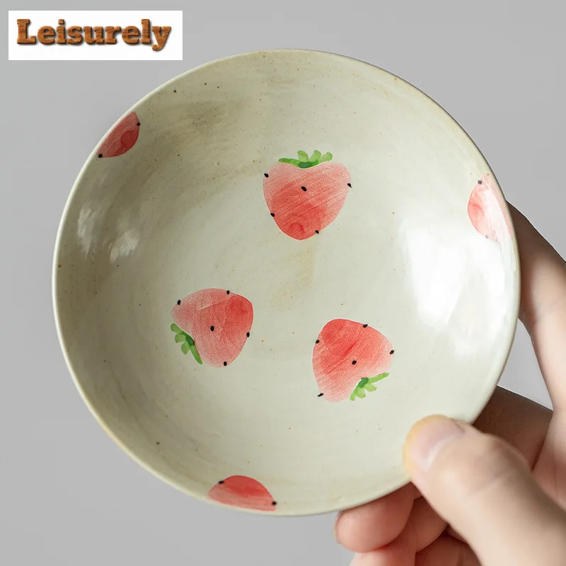 Hand-painted Strawberry Roasted Tea Stove Japanese Powder Yin Aroma Enhancer Burner Flavoring Tea Leaf Rack Kung Fu Ceremony
