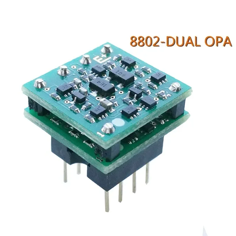 

DLHiFi OP8802 Fully Discrete Dual OPAMP Class A Operational Amplifier Replace OPA1612 LME49720 AD823 NE5532 For HiFi DAC Amp