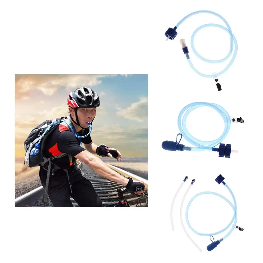 Leakproof Water Bottle Hose Hydration Reservoir Pack Universal Backpack System Kit