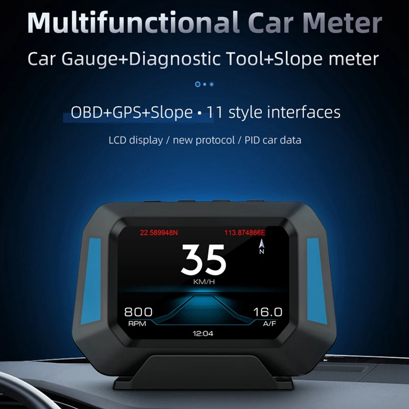 P21 HUD ڵ ׽ GPS  ,   ڵ OBD , ڵ LCD 
