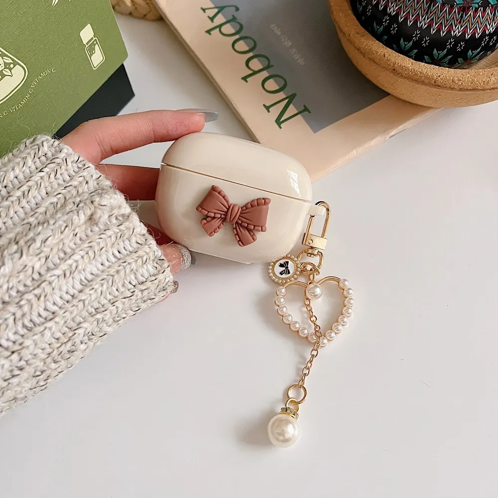 fundas for airpods Pro 2 case lovely love chain Earphone Cases airpods 2 / air pods 3 silicone hearphone Cover air pods pro 2