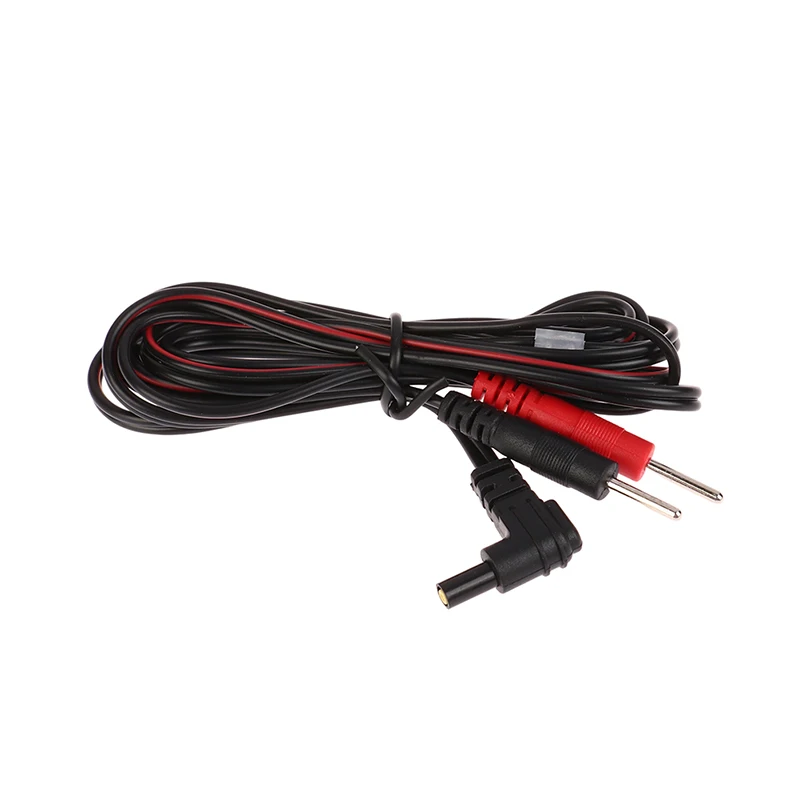 2.35mm New Electrotherapy Electrode Lead Electric Shock Wires Cable For Massager Connection Cable Massage And Relaxation electrode lead wires