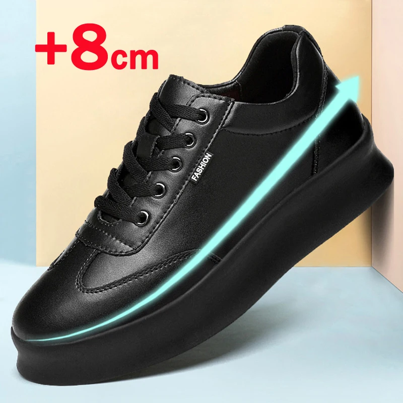 Scarpe Elevate Per Uomo Con Rialzo Invisibile – Sneaker Casual Estive E Sportive, Con Suola Rialzata Per Aumentare L'altezza, Comode E Traspiranti, Taglie 43-48
