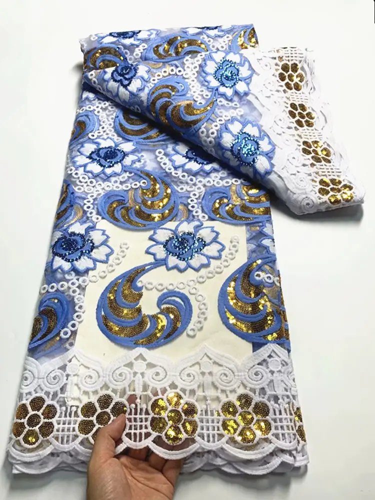 

LTSN05 Nice looking African net lace fabric with sequins,wholesale embroidered milk silk lace fabric for party/wedding dress