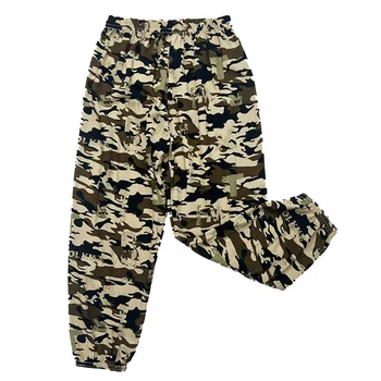 سراويل نوم كاجوال بأرجل واسعة للنساء ، فضفاضة ومتعددة الاستخدامات ، سراويل عسكرية ، بنطلون فانوس ، الصيف 2