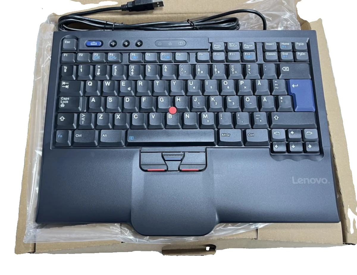 Lenovo-externo Usb Pointing Stick Teclado High-end Sk8845cr Marca Japonesa Novo Ponto Vermelho Original - Imagem 5