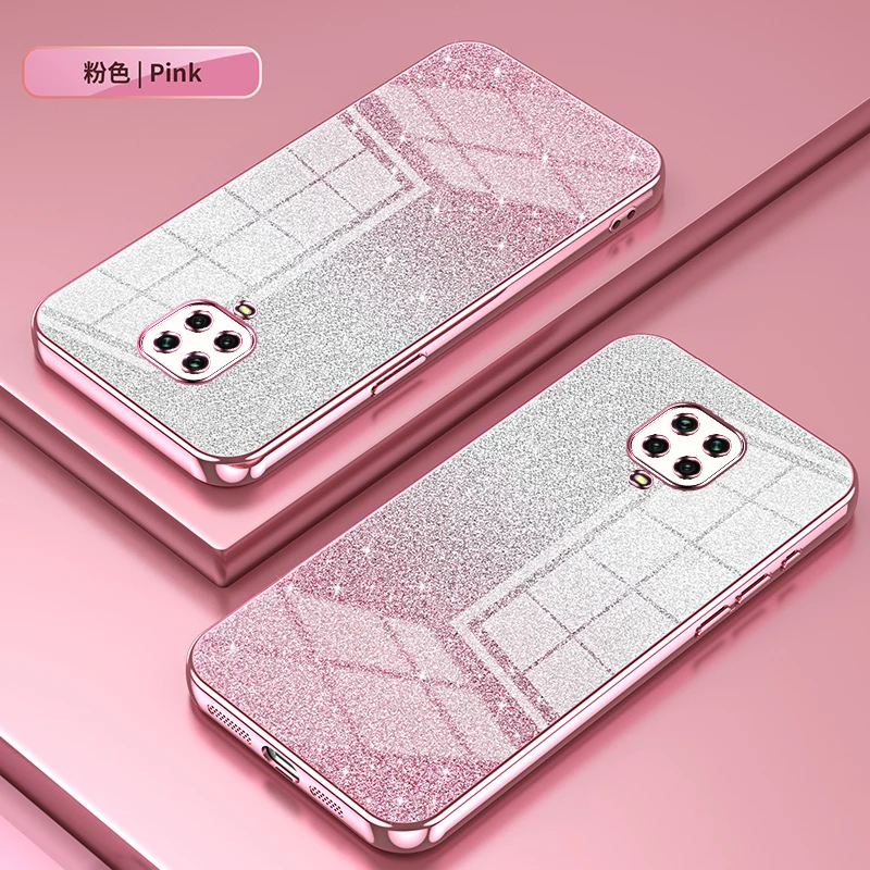 Glitter Plating Phone Case For Xiaomi Redmi Note Pro Max 9S