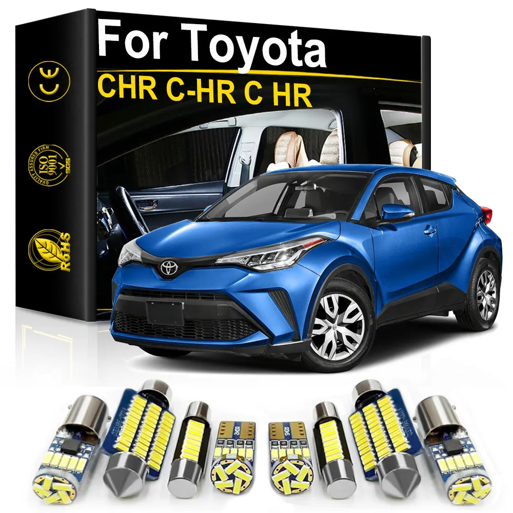 Toyota CHR Custom Interior LED Light Kit – Canbus-Enabled with Map, Dome, Trunk, and License Plate Lamps
