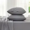 Cozy Bliss Cooling Fitted Sheet Queen Size with 2 Pillowcases,Breathable Sheet Set for Hot Sleeper and Night Sweats 6
