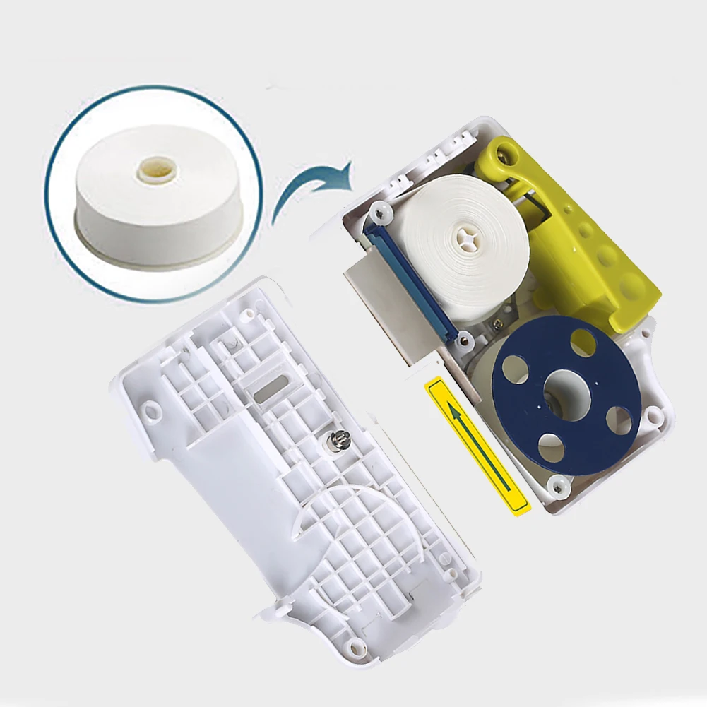 

Tape Tool Fiber Optic Cleaner 500 Times Compact Portable Cleaning Cassette Easy Operate Replaceable Clean Swab Wipe Practical