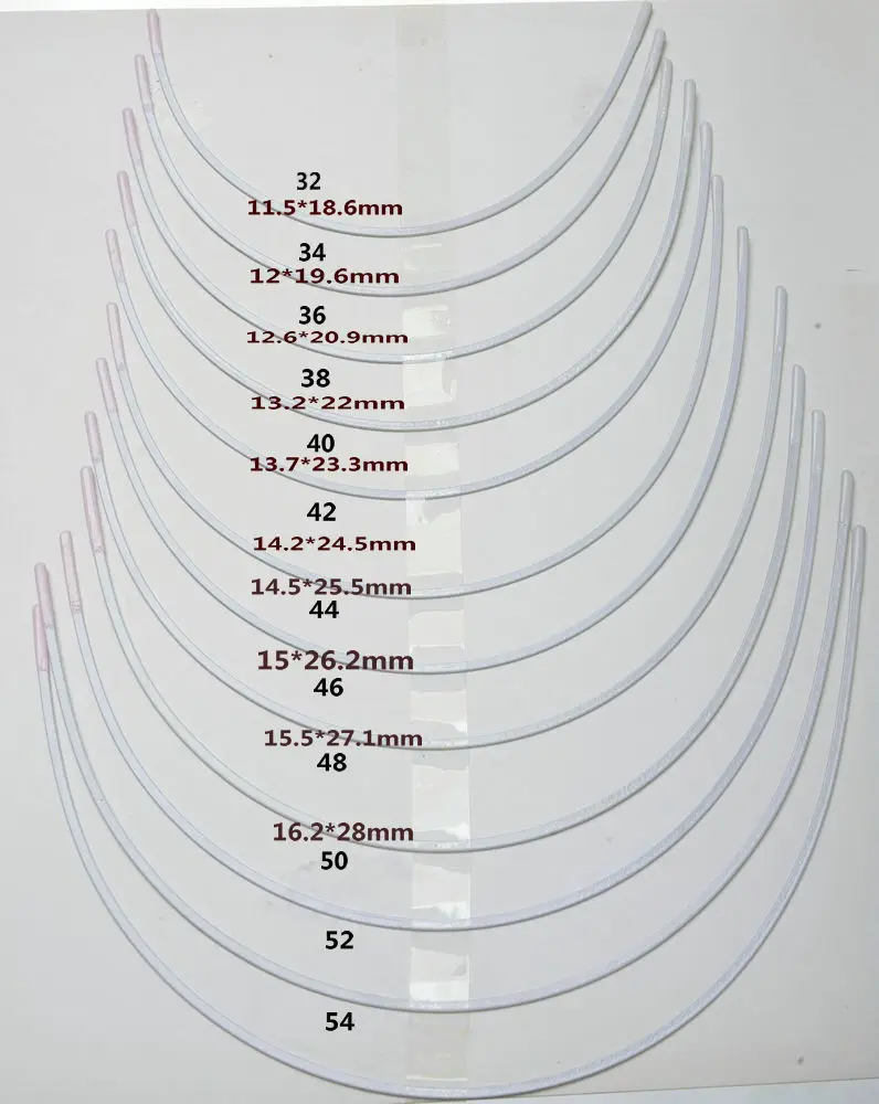 Bra Making Supplies 12 Pairs Coated Bra Underwire Replacement Stainless Steel Making Supplies