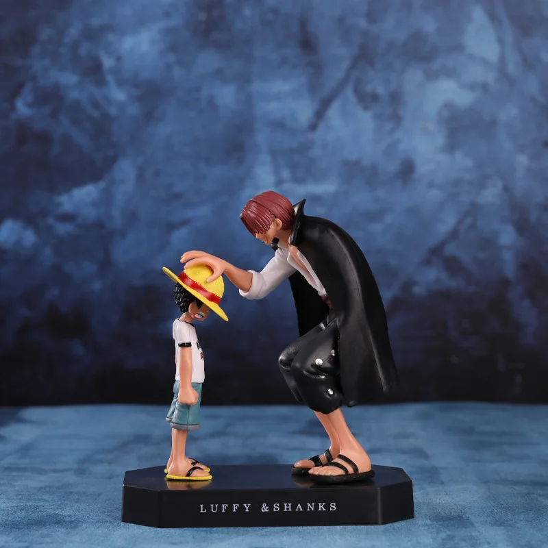 

Anime One Piece Luffy & Shanks Model Action Figure Decoration Birthday Gift Anime Surrounding Ornaments Gifts for Fans