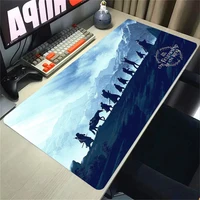 Grand tapis de Table pour ordinateur portable, 900x400, clavier l-lord les anneaux, jeu animé, XXL, doux, pour ordinateur portable et bureau 1