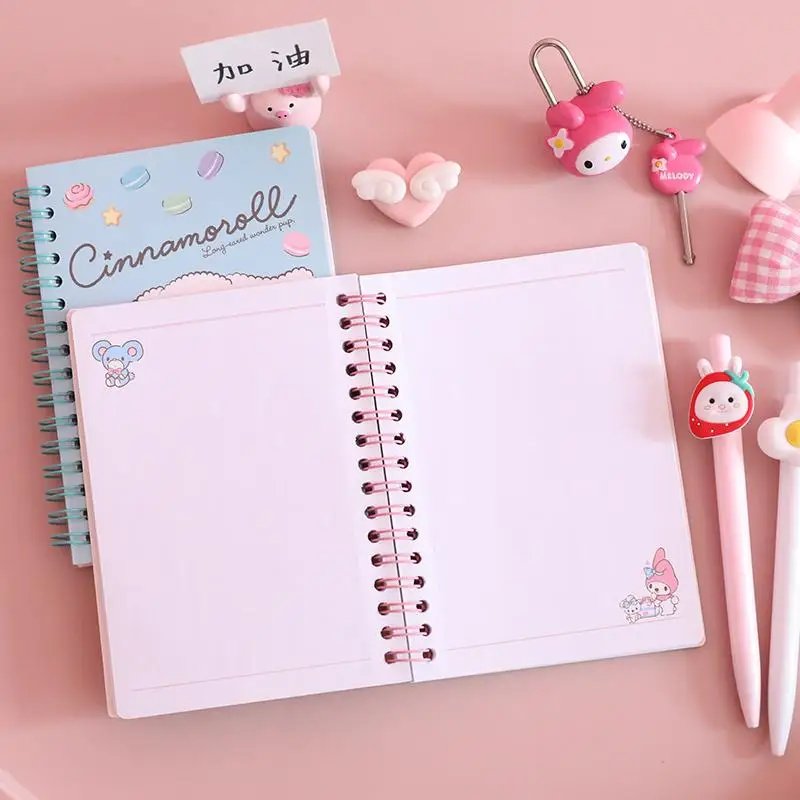 6pcs Sanrio Notebook Spiral Sketchbook Hello Kitty Kuromi Cinnamorol  Notepad Journal Planner Office School Stationery Supplies - AliExpress