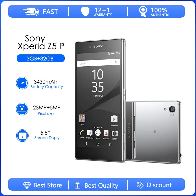 Ontmoedigd zijn verraden Sleutel Sony Xperia Z5 Premium E6853 Refurbished Originele Ontgrendeld 3Gb Ram 32Gb  Rom 5.5 "Octa Core 23MP gsm Android Lte Mobiele Telefoon|Mobiele Telefoons|  - AliExpress