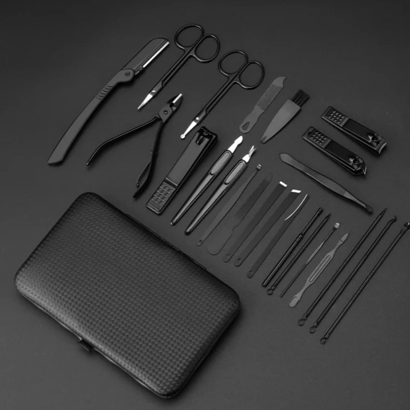 24pcs Professional Nail Clippers Kit - Ultra Sharp Fingernail and Toenail Cutters for Men and Women - Sturdy Pedicure Care 6