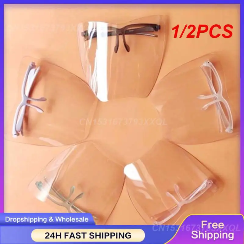 

1/2 шт. автомобильные прозрачные очки, защита от спрея, автомобильные аксессуары, защитные очки, универсальная маска на все лицо