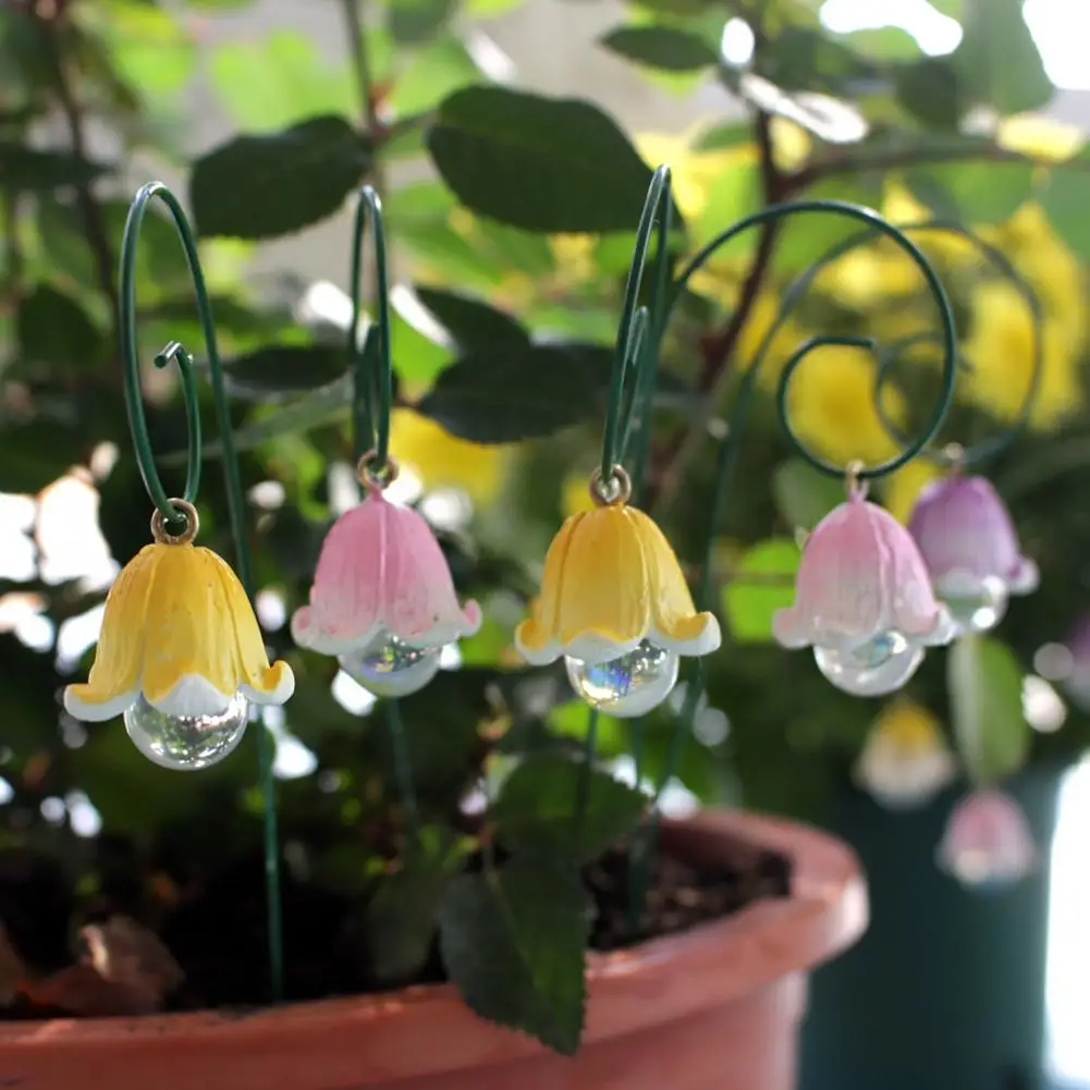 

Exquisite Garden Decoration Bonsai Accessory Outdoor Resin Flower Stake Set Fairy Garden Accessories for Charming Outdoor Decor