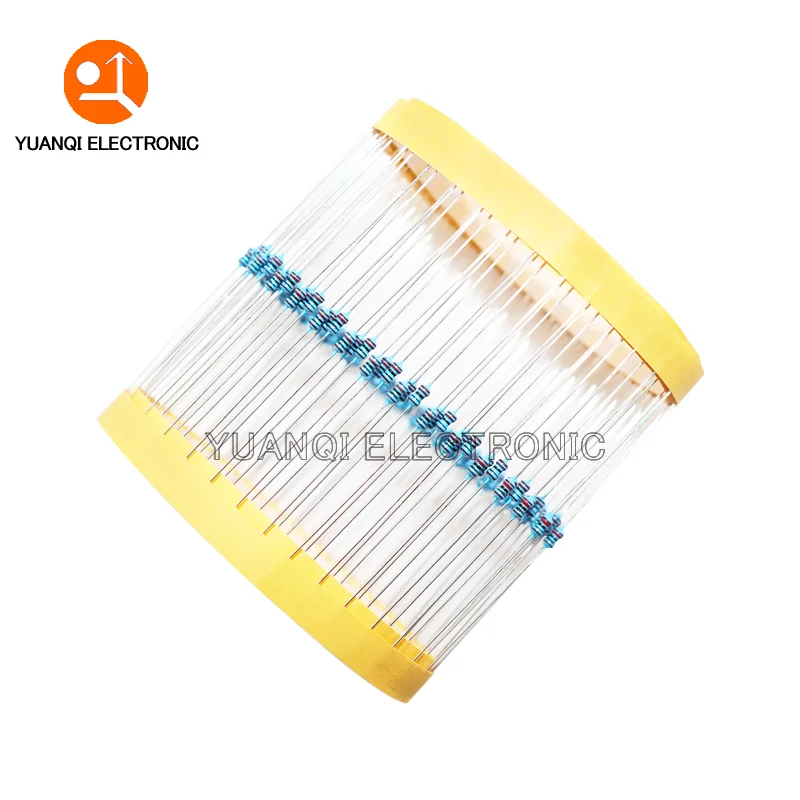 Metal Film Resistor 1/8W 1% 0.125W 1R-4.7M 100pcs