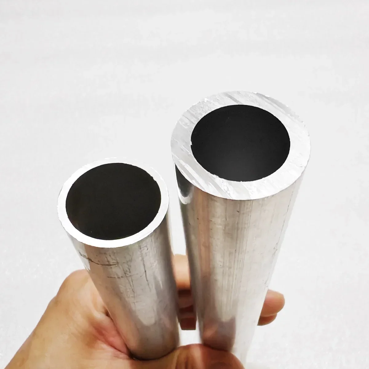 6063 Aluminum Alloy Tube Aluminium Pipe OD15-60mm ID3-50mm Wall Thickness 5mm Straight Hollow Round Pipes Plumbing Metal