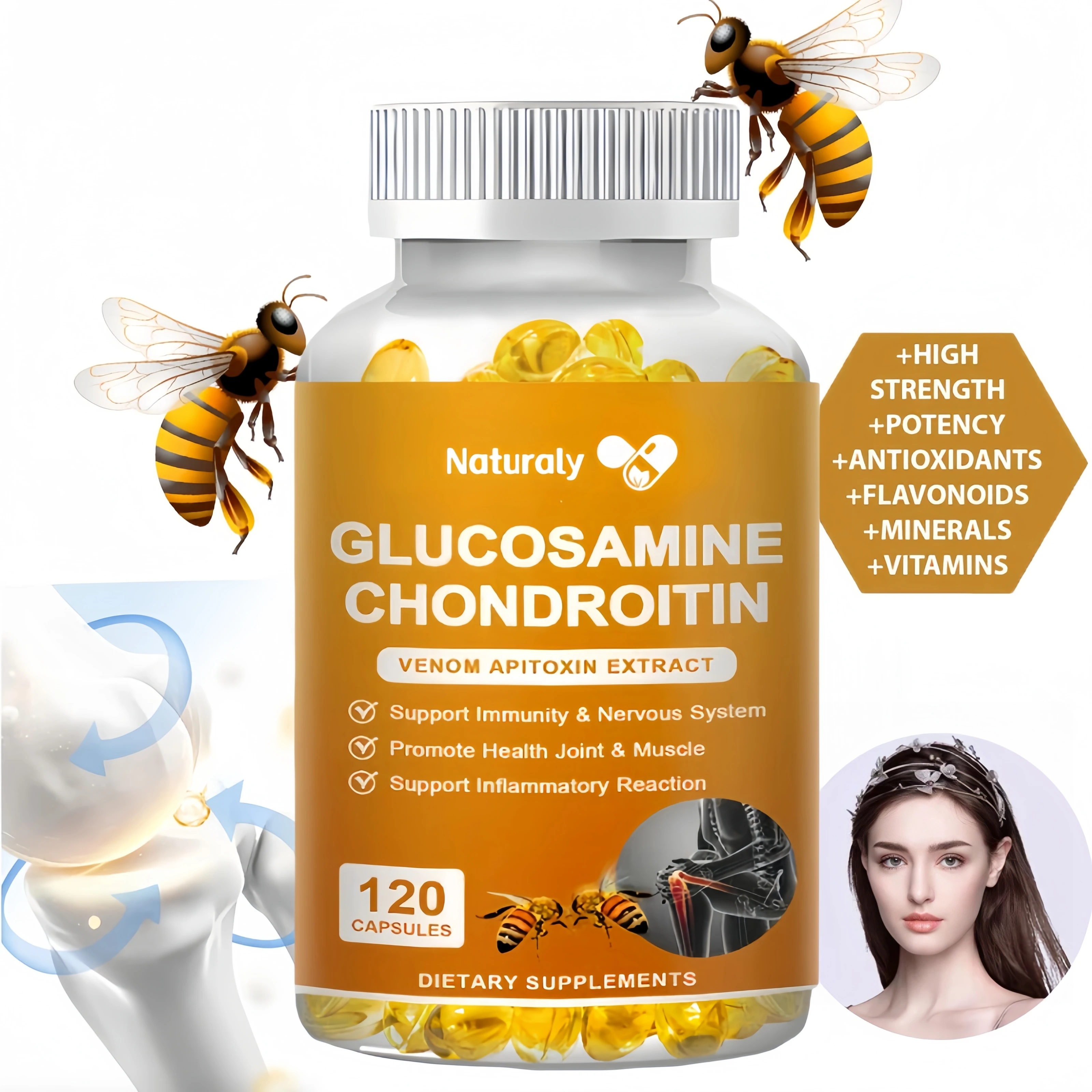 Propolis Capsules-Energy, Immune Function, Digestion, Nutrient Absorption, Promotes Overall Skin Health