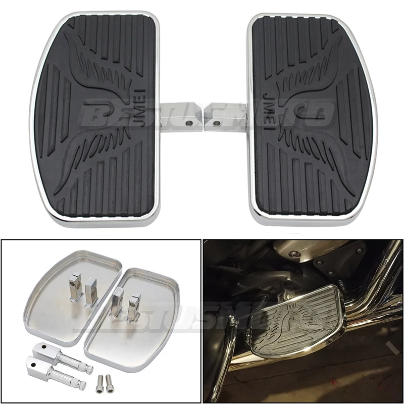 

Motorcycle Front Rider / Rear Passenger Foot Pegs Footrests Floorboards For Honda Steed 400 600 VLX400 Shadow VLX600 VT600
